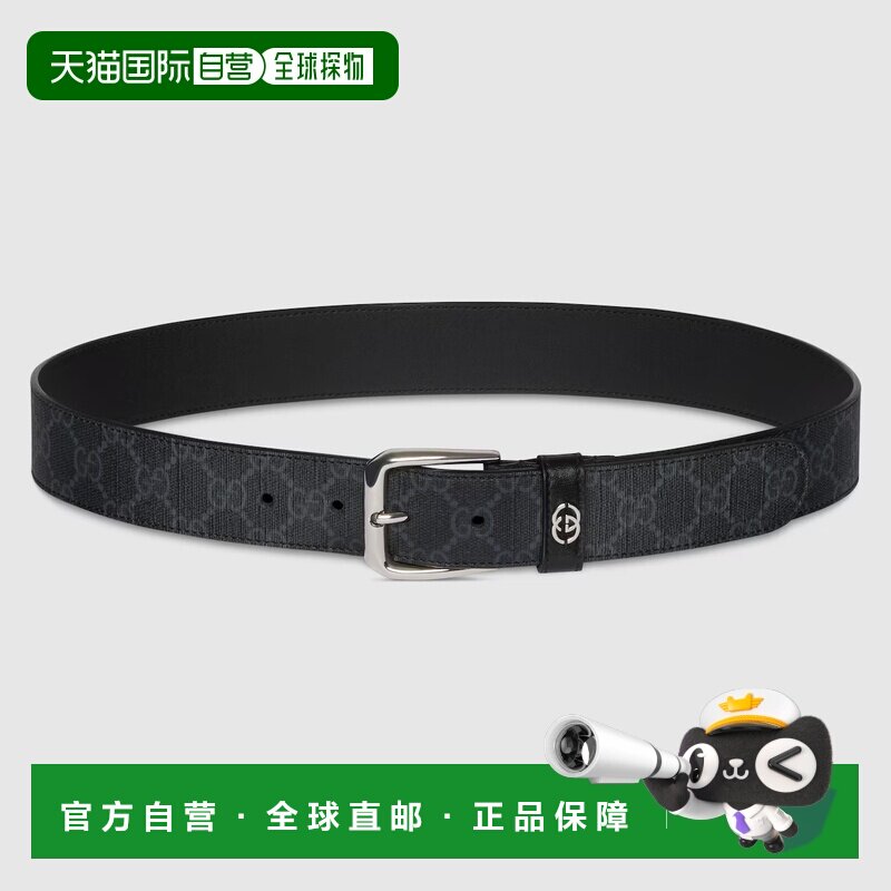 自营欧洲直邮Gucci/古驰男女通用腰带饰有互扣式GG图案皮带情人节图片