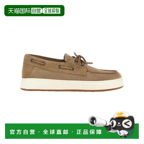 香港直邮Hogan 男士 杏仁頭繫帶鞋 HXM6680GB60BT 【付后1h可退】