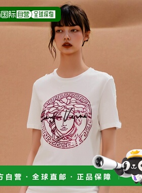 香港直邮Versace logo印花T恤 A85759A228806A3270长袖短袖