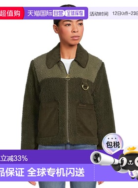 1h可退 香港直邮barbour 巴伯尔 女士 Malena 抓绒夹克  舒适时尚