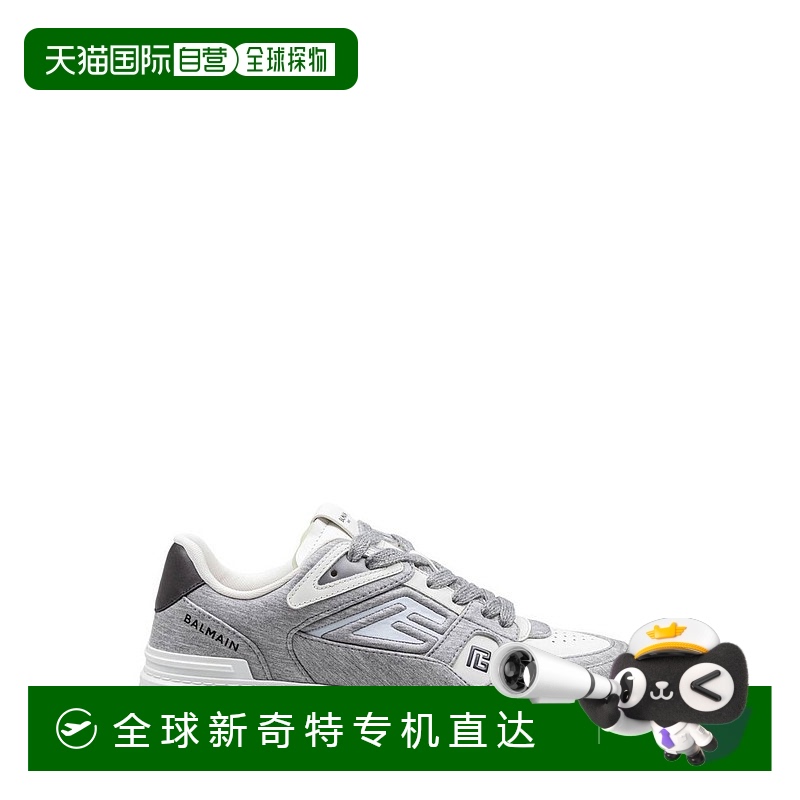 1h可退 香港直邮Balmain 巴尔曼 男士 圆头低帮休闲鞋 EM1VI378TF