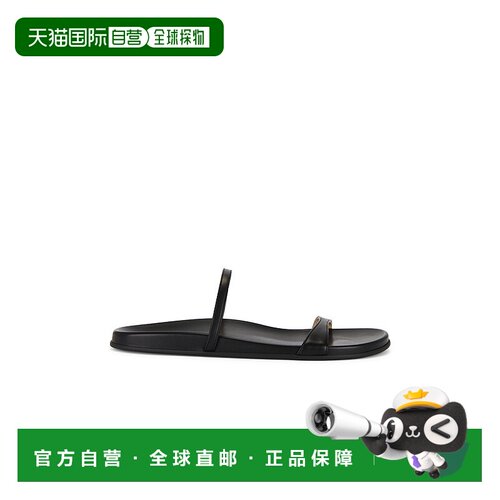 香港直邮The Row 女士 Hugh 细带凉拖平底鞋 F1623SN65凉鞋拖鞋