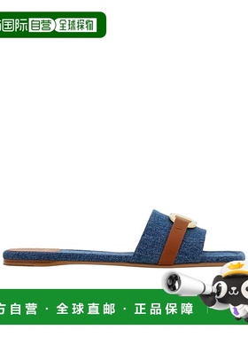 香港直邮Salvatore Ferragamo 带扣拖鞋 01K466凉拖凉拖鞋