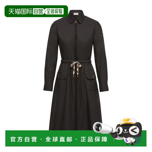 1h可退 Moncler 翻领长袖连衣裙 L20932G00018599MW