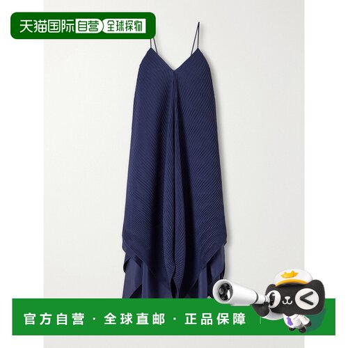 香港直邮J.W. Anderson 女士 层叠不对称褶裥双绉迷你连衣裙 DR05
