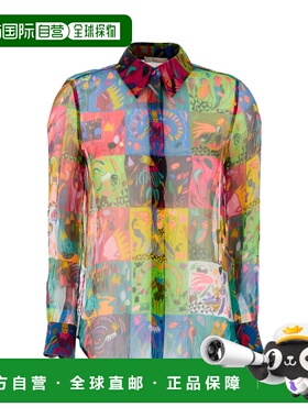 1h可退 香港直邮Chloe 蔻依 女士 长袖印花衬衫 C23WHT31302