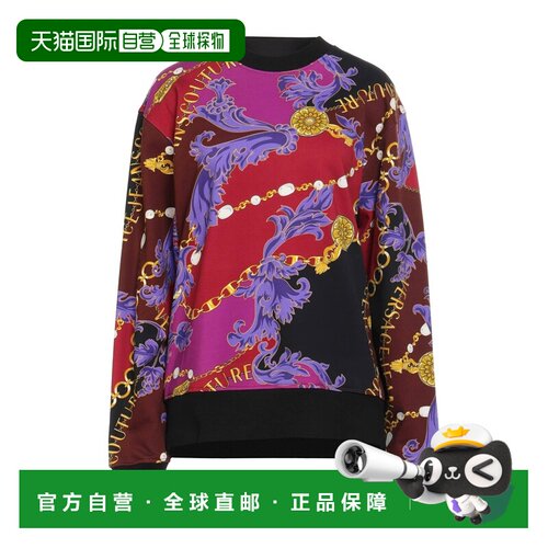 香港直邮versace 范思哲 女士 卫衣 brown棕色 舒适时尚