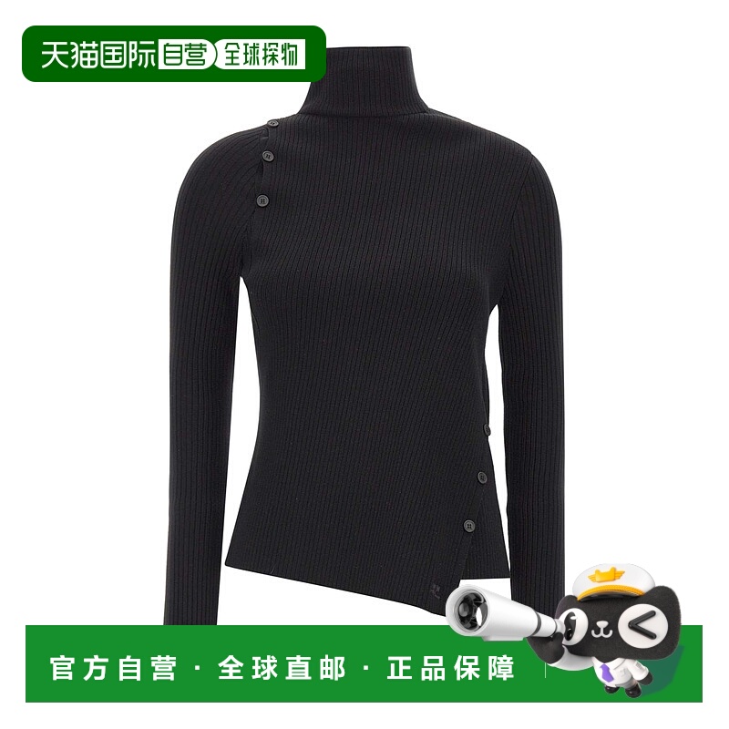香港直邮Courreges 高领长袖针织衫 425MPU258FI0001