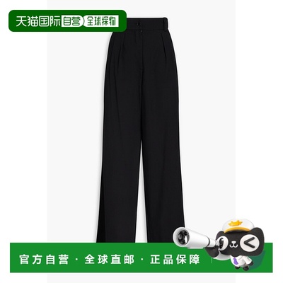 香港直邮JOSEPH 约瑟夫 女士 Forest 褶裥羊毛混纺绉纱阔腿裤 JF0