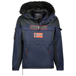 欧洲直邮Geographical Norway  BRUNO 男童装派克大衣连帽外套 BR