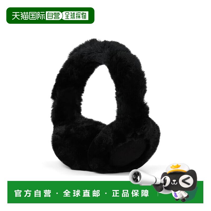 美国直邮Ugg 女士 绵羊皮无线耳罩 black黑色 舒适时尚