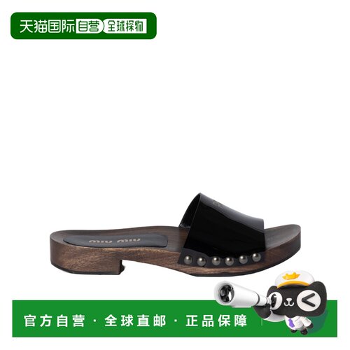 1h可退 香港直邮MIU MIU 女士凉鞋 5Z425E069FA030F0002 CO 黑色