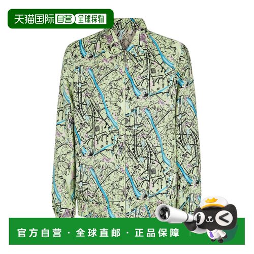 1h可退 香港直邮FENDI 男士夹克 FW0554AIAAF1FXO SS2022 绿色