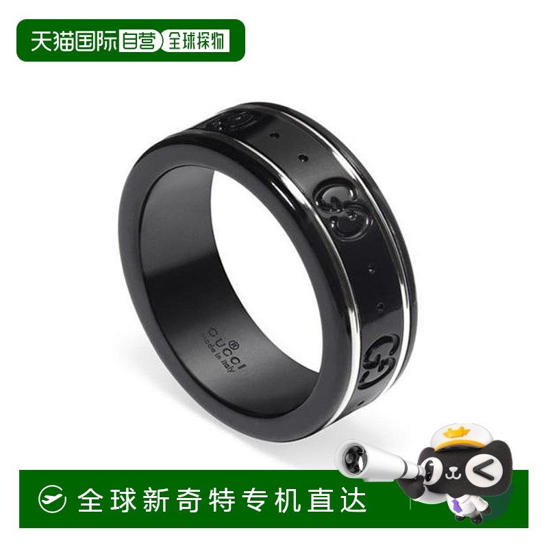 1h可退 香港直邮Gucci 古驰 男士 符号戒指 metal金属色 舒适时尚