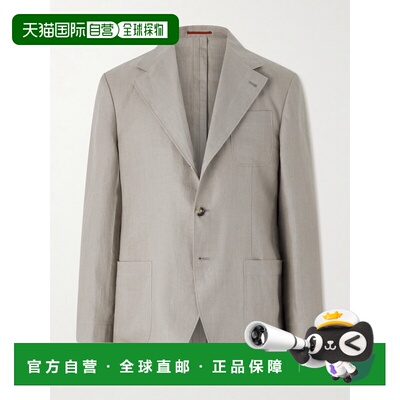 香港直邮Brunello Cucinelli 布内罗 古奇拉利 男士 亚麻斜纹布西