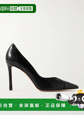 1h可退 香港直邮Jimmy Choo 周仰杰 女士 鞋(CASS 95CQW BLACK) C