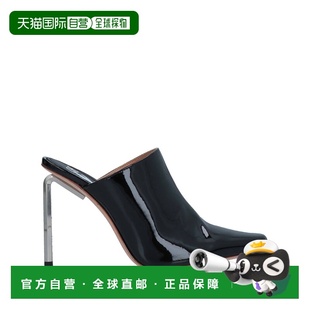 1h可退 香港直邮off-white 女士 Mules 木屐 black黑色 舒适时尚