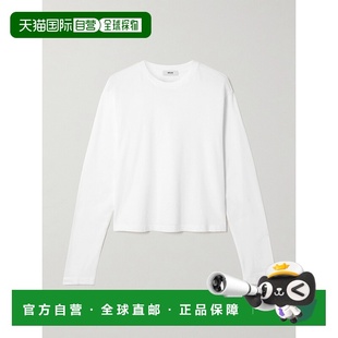 有机棉针织T恤 1h可退 Sydney 女士 A73891507WHI 香港直邮AGOLDE