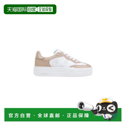 香港直邮GUESS 女士运动鞋 FLPSW3FAL12WHITE SS2026 浅棕色 SWOL