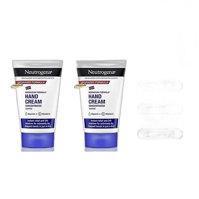 欧洲直邮英国Neutrogena露得清护手霜深度滋润补水有香型50ml*2