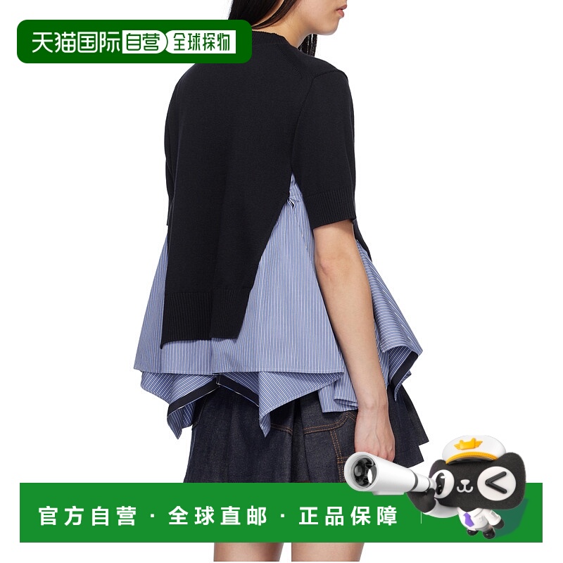 香港直邮Sacai 拼接罩衫 2507765时尚百搭舒适减龄流行穿搭高级感