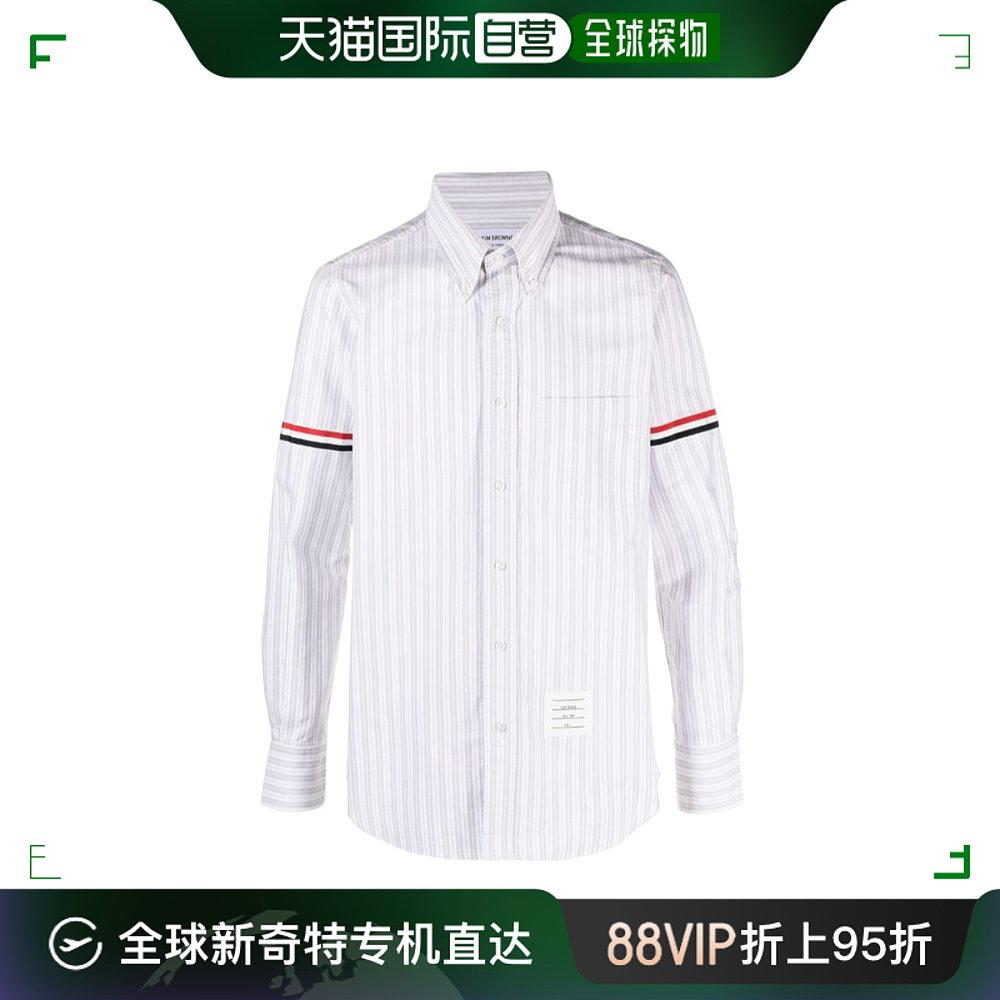 香港直邮Thom Browne长袖条纹衬衫 MWL301OF0525