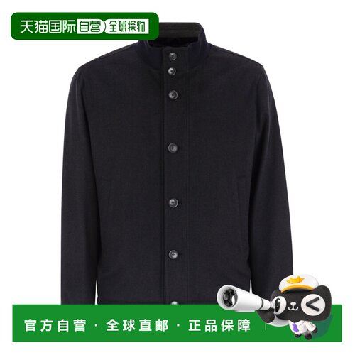 香港直邮HERNO 男士夹克 GI00076UR9200 AW2025 黑支付后1h可退