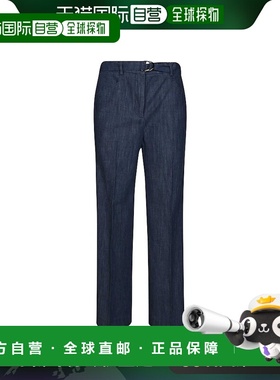 欧洲直邮INCOTEX 女士休闲裤175901D6315810BLUCHIARO直筒裤