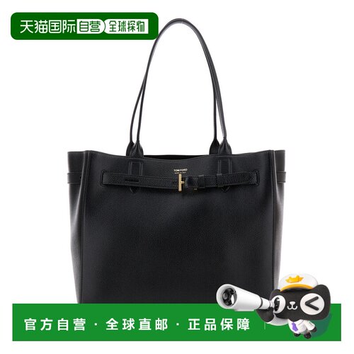 香港直邮Tom Ford 汤姆 福特 女士 粒纹皮革中号手提包 L1809LLCL