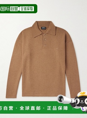 1h可退 香港直邮A.P.C. 男士 Manuel 羊毛Polo衫 WOASBH23454