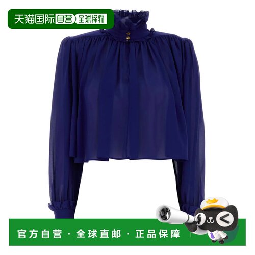 香港直邮CHLOÉ 女士外套 CH26SHT900024C8 SS2026 蓝色 Blue geor