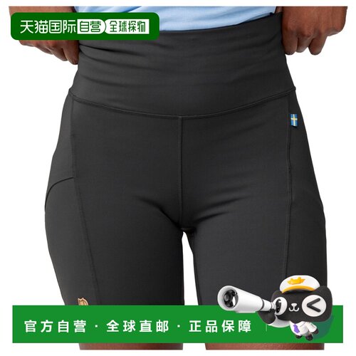 香港直邮FJALLRAVEN 女士健身裤 1111458BLACK CO 黑色短裤紧身裤