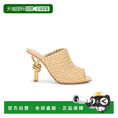 1h可退 BottegaVeneta葆蝶家Intreccio女士穆勒鞋高跟单鞋凉鞋