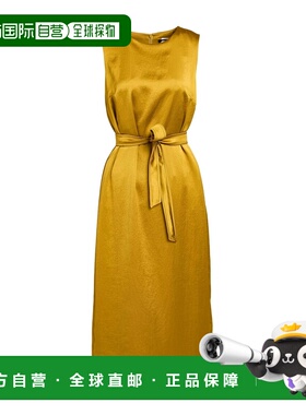 香港直邮Weekend Max Mara 女士 中长连衣裙 yellow黄色 舒适时尚