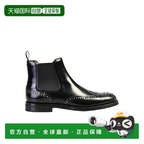 香港直邮CHURCH'S 女士靴子 DT00049XVF0AAB AW2024 黑色 Ketsby