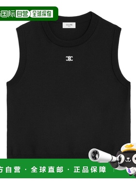 香港直邮Celine 圆领背心 RX0I70100.