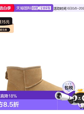 1h可退 香港直邮Ugg 女士 经典迷你短筒靴 1016222 beige米色 舒