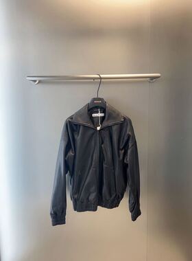 香港直邮ACNE STUDIOS 女士夹克 A70238900 AW2026 黑色 翻领长袖