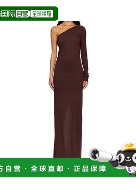 1h可退 香港直邮Rick Owens Drkshdw 单肩连衣裙 DS02E7511RN长裙