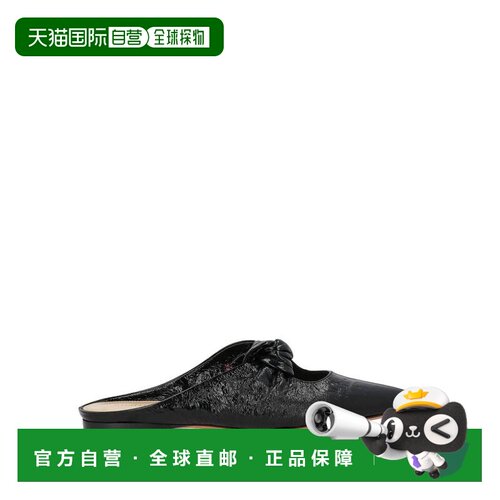 香港直邮KHAITE 女士 Mules 木屐 black黑色 舒适【付后1h可退】