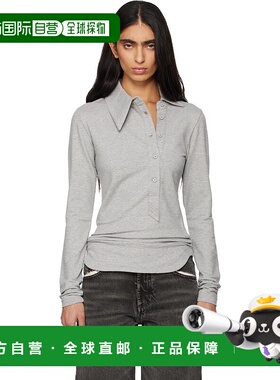 1h可退 香港直邮The Attico 女士 灰色 Light American Fleece Po