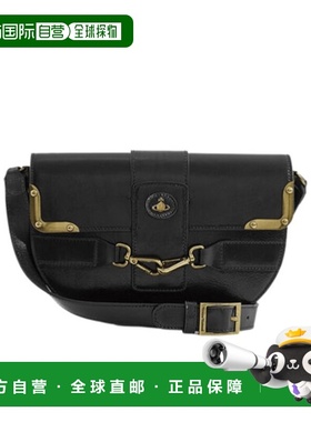 香港直邮Vivienne Westwood Gigi Horsebit 中号马鞍单肩包 43040