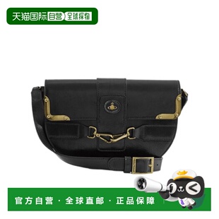 香港直邮Vivienne Westwood Gigi Horsebit 中号马鞍单肩包 43040