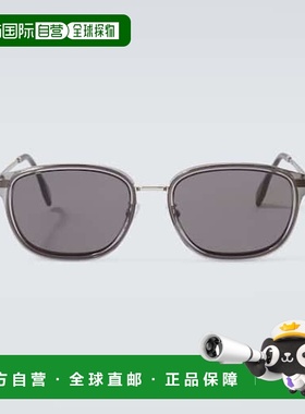香港直邮Fendi 芬迪 男士 旅行椭圆形太阳眼镜 grey灰色 舒适时尚