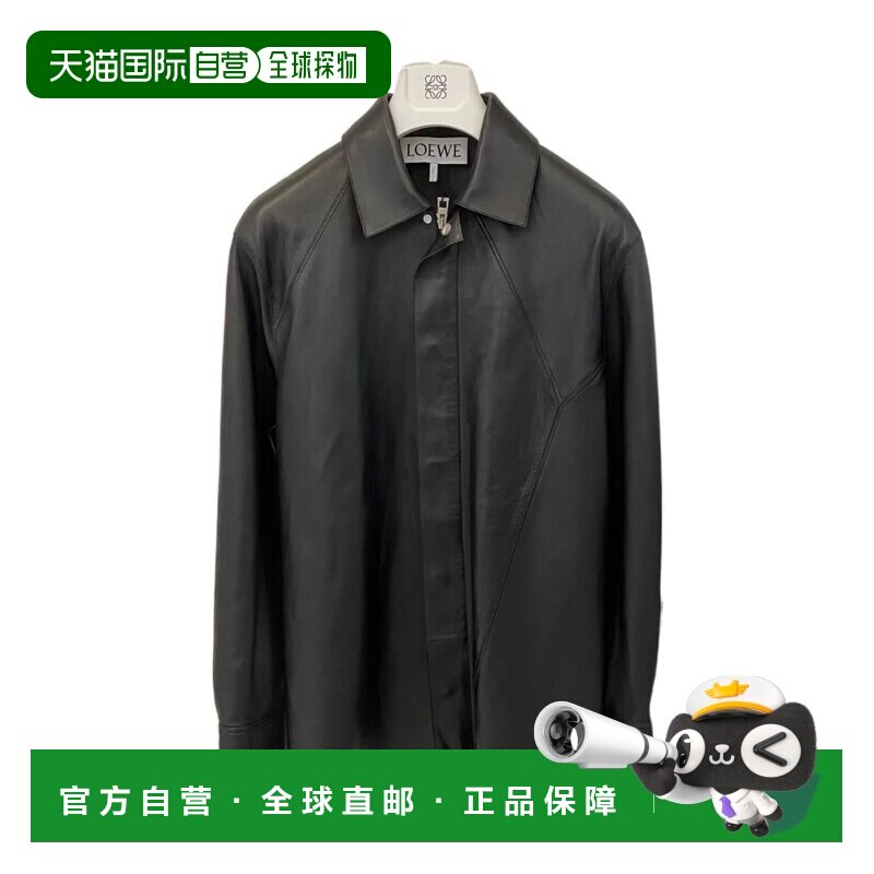 1h可退 香港直邮LOEWE 男士夹克 H526Y19LA61100 AW2024 黑色 翻