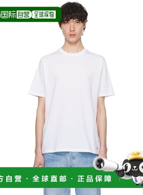 1h可退 香港直邮CARHARTT WIP 男士 两件装白色 Standard Crew Ne