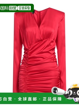 香港直邮Pinko 品高 女士 短款连衣裙 red红色 舒适时尚