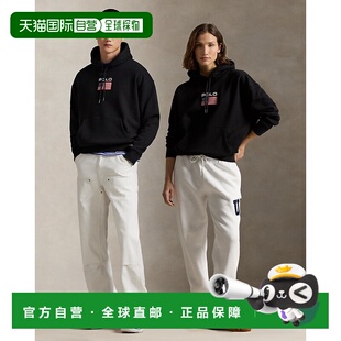 黑色棉混旗帜图案连 男女同款 自营欧洲直邮Ralph Lauren拉夫劳伦