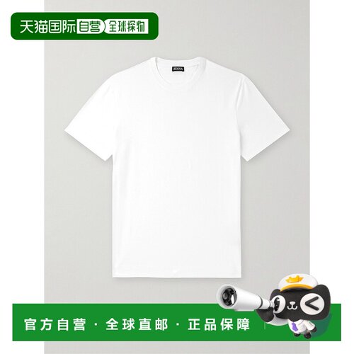 香港直邮1h可退 Zegna 杰尼亚 男士 棉针织T恤 UG360A2G765NLN00