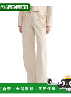 1h可退 香港直邮Dior 喇叭牛仔裤 612P04A3188直筒裤